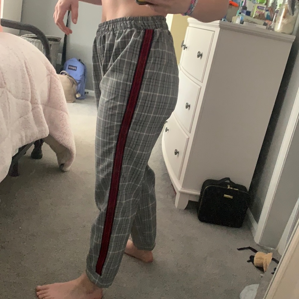 Business pants: glen check